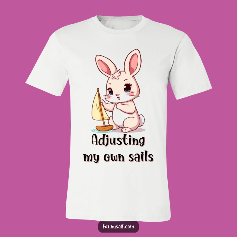 Funny Rabbit Sail T-Shirt: Wear Your Determination with This Gift!